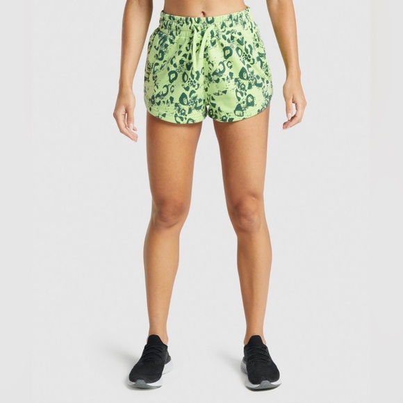Gymshark Pants - GYMSHARK ANIMAL PRINT SHORTS